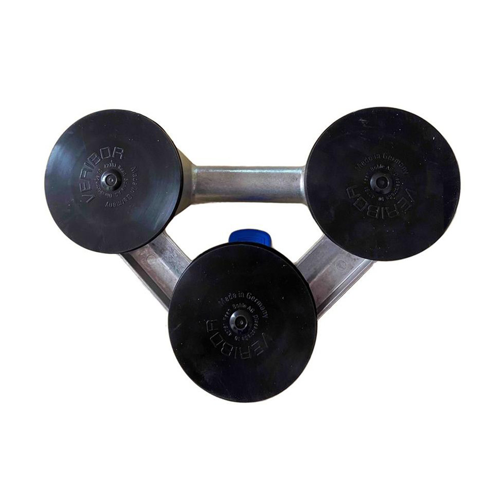 Glass transfer suction cup German VERIBOR triple for lifting 100kg+ professional use