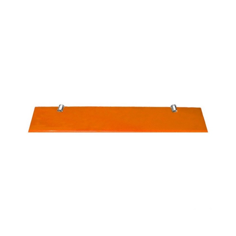 Orange crystal sideboard with brackets