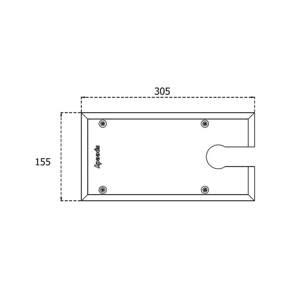 Mechanism cover M25 Speedy glass door