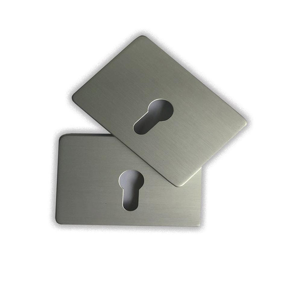 Floor lock cover set (front-back) for glass door