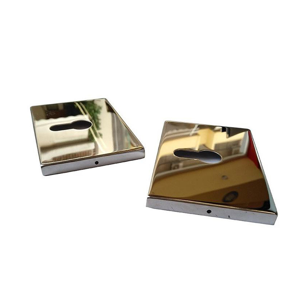 Floor lock cover set (front-back) for glass door