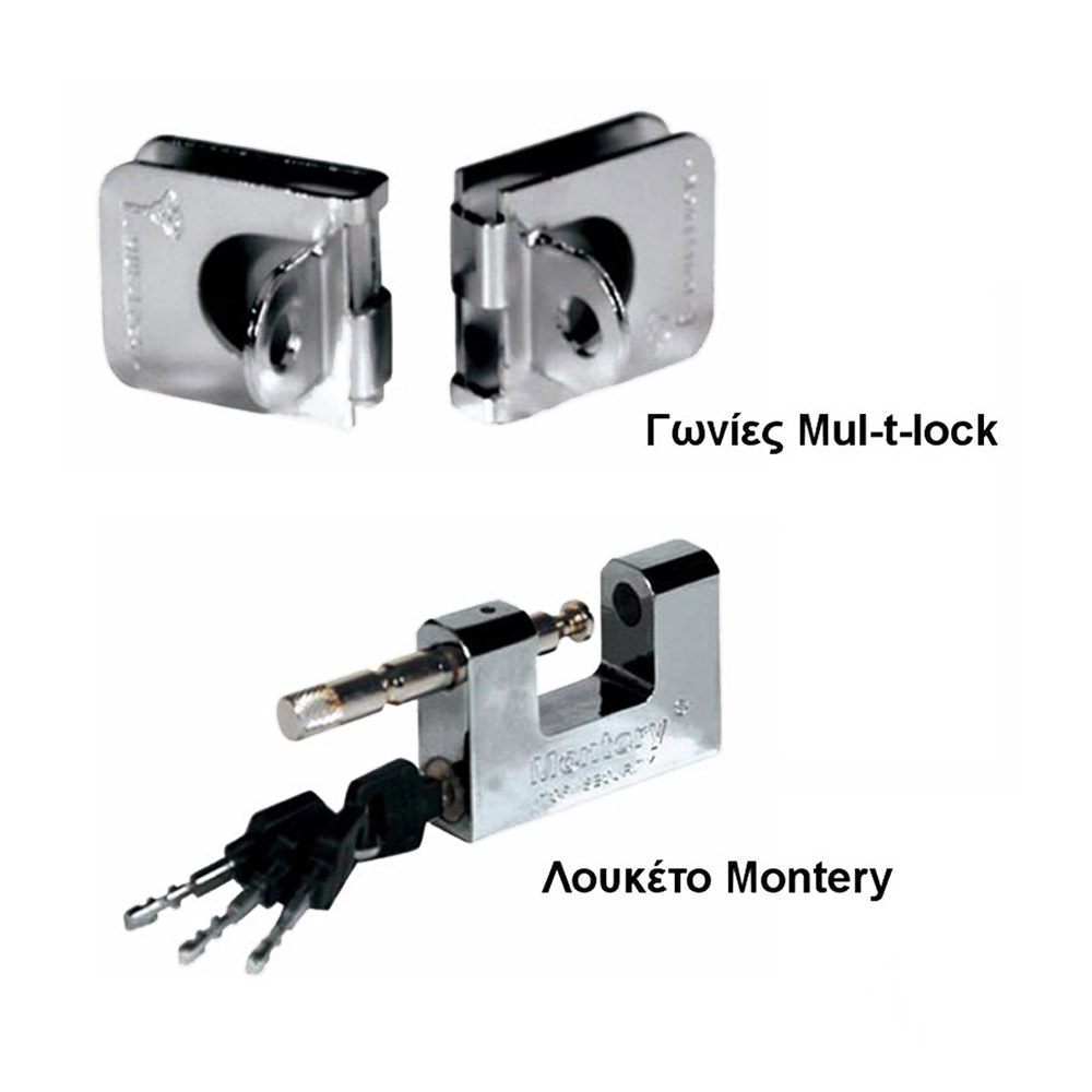  Glass door lock set