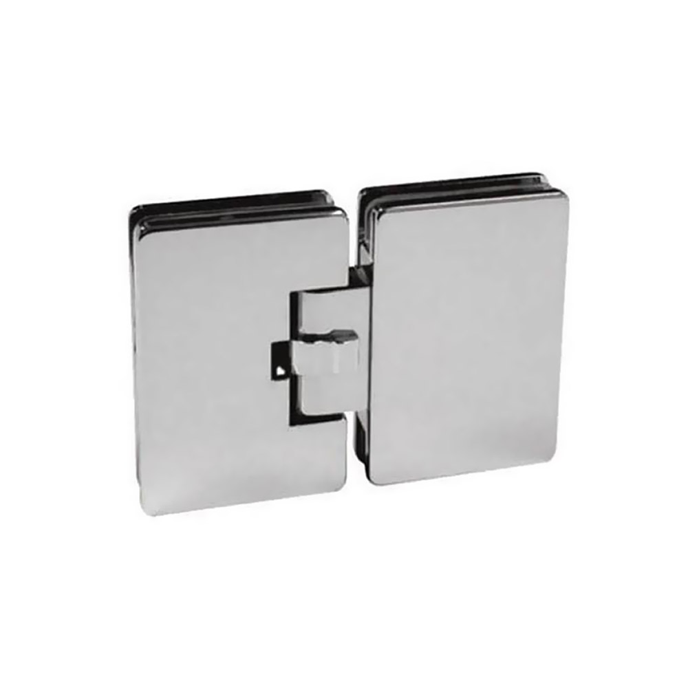 Heavy-duty glass-to-glass, mortise hinges for glass door