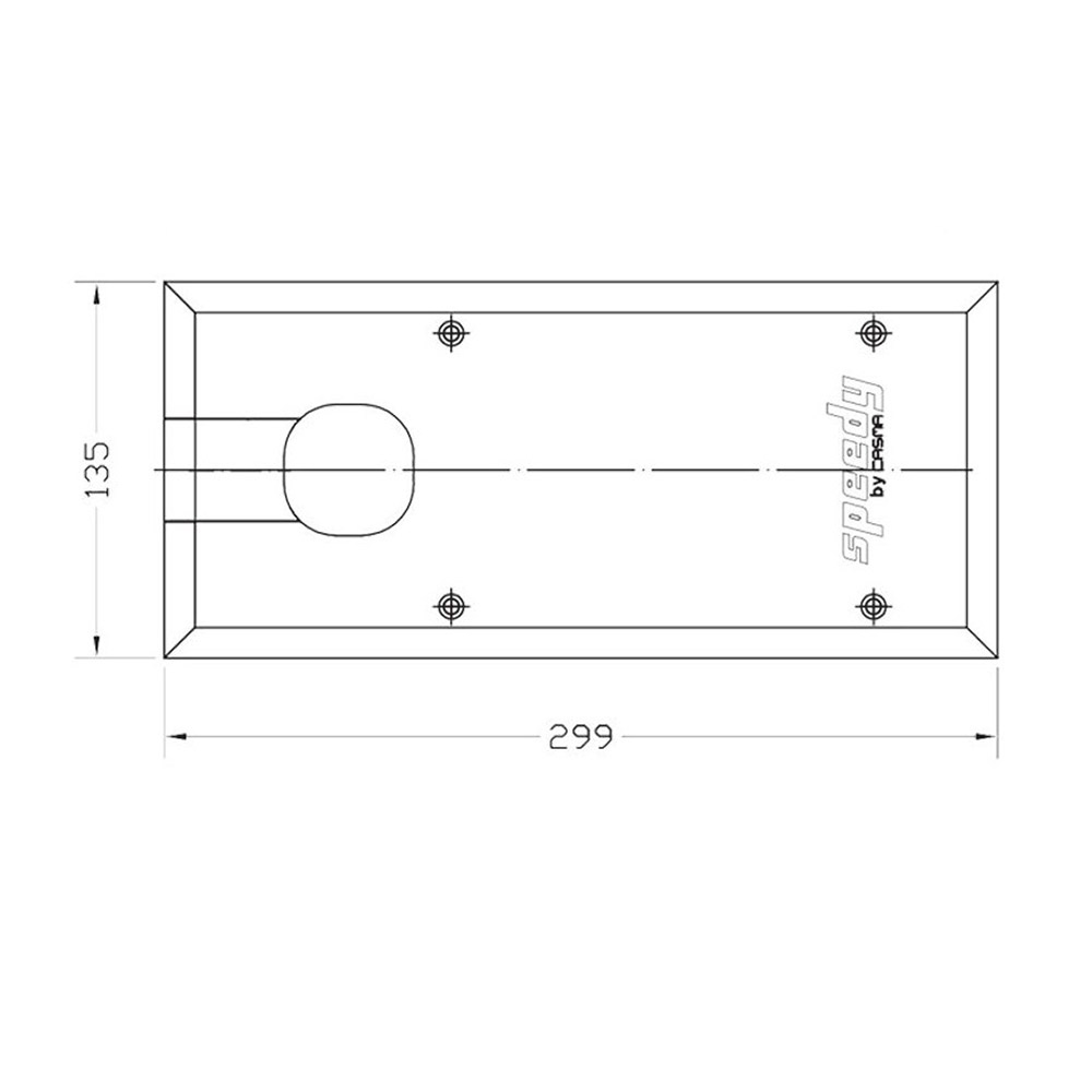 Speedy return mechanism for M68 glass door