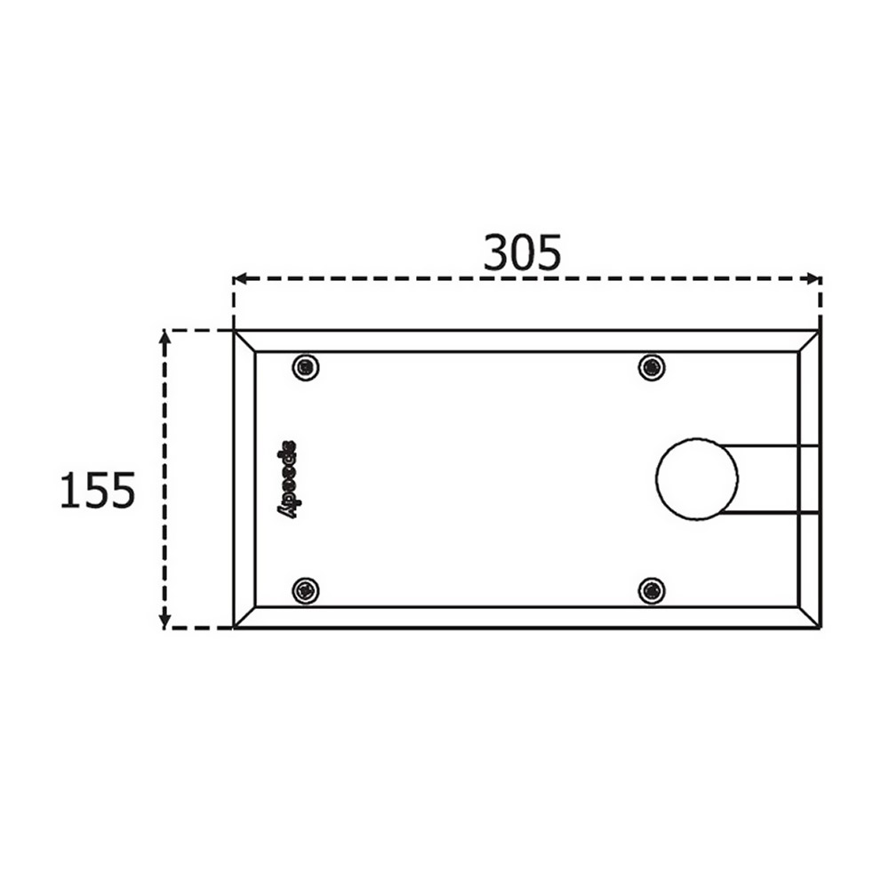 Speedy type reset mechanism for glass door