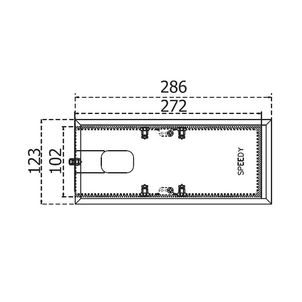 Speedy set return mechanism for M60 glass door