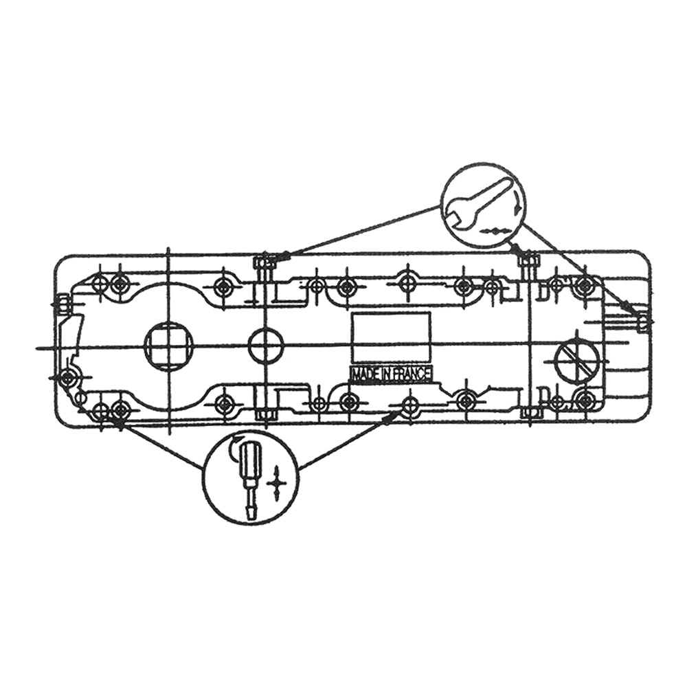 Sevax floor return mechanism for glass door