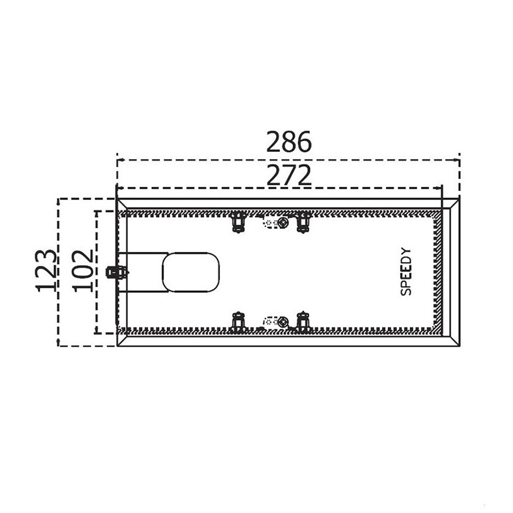 Speedy return mechanism for M60 glass door