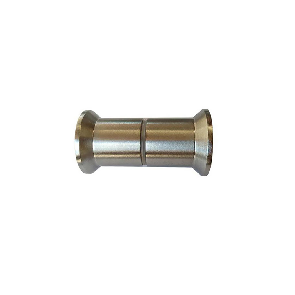 Aluminum knob mini conical double Ø35-30mm satin chrome