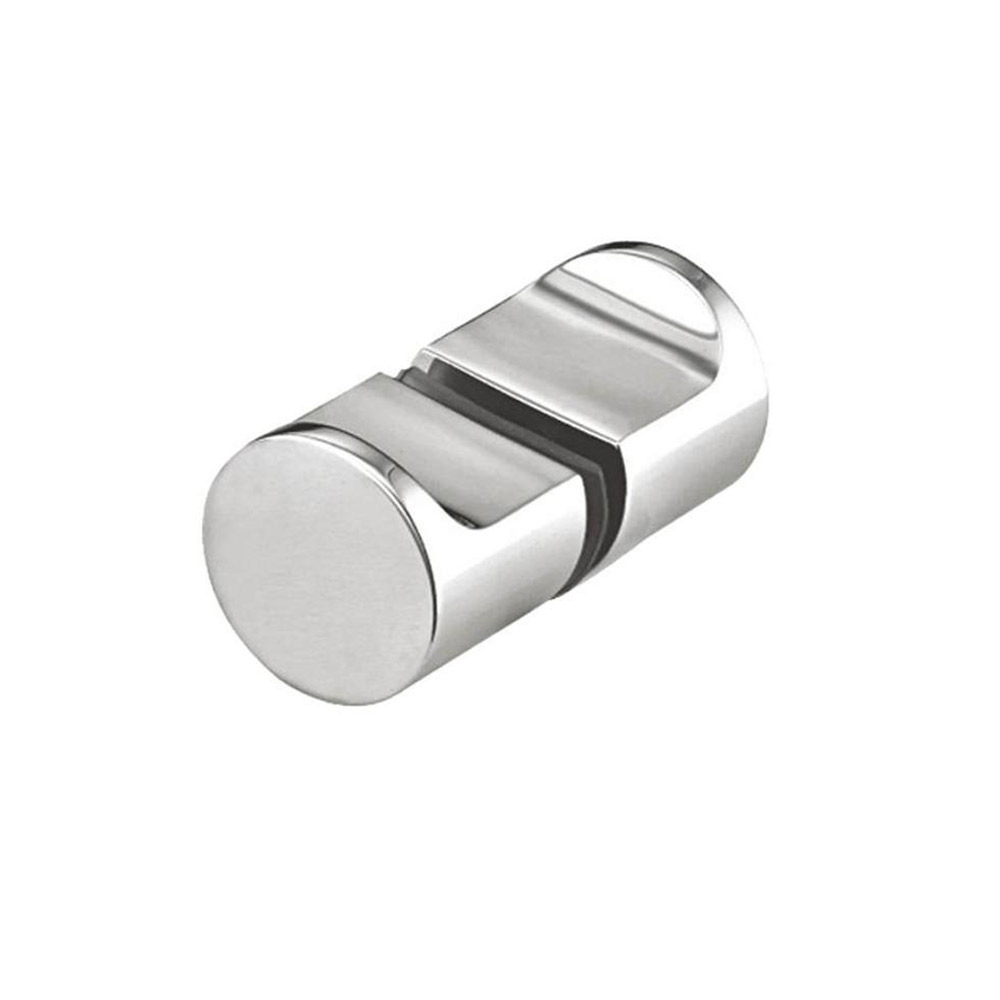 Stainless steel knob Ø: 30cm with finger recess for glass door