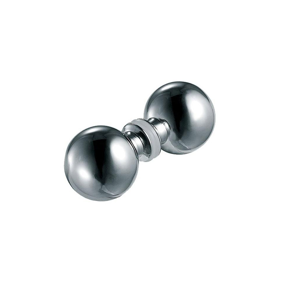 Inox ball knob double