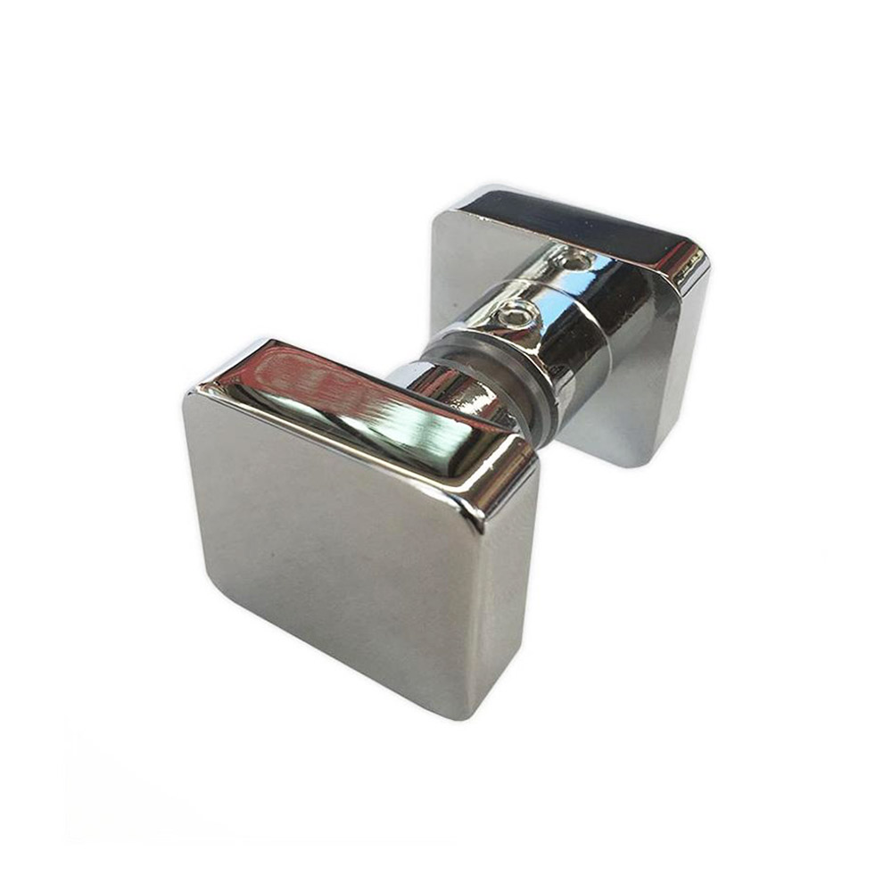 Knob mini double zamak chromed 3.5cmx3.5cm