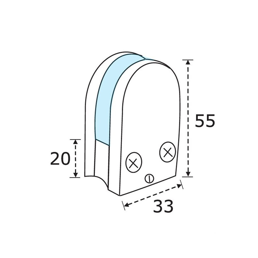 Zamak support divided semicircular SET for 5-8mm