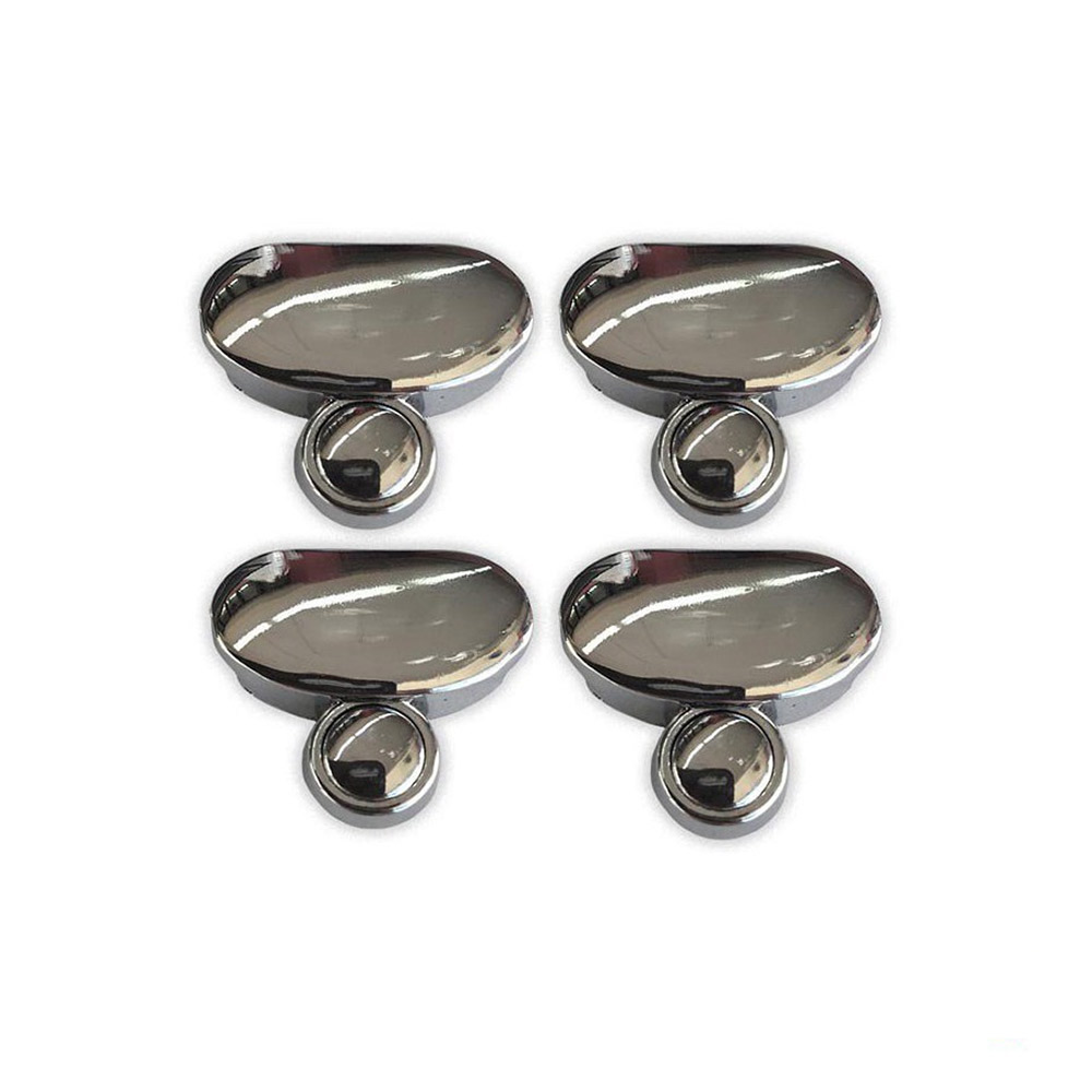 Mirror supports set of 4 pcs. zamak chromed