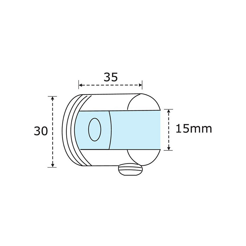 Round brass table stand for 15mm crystal