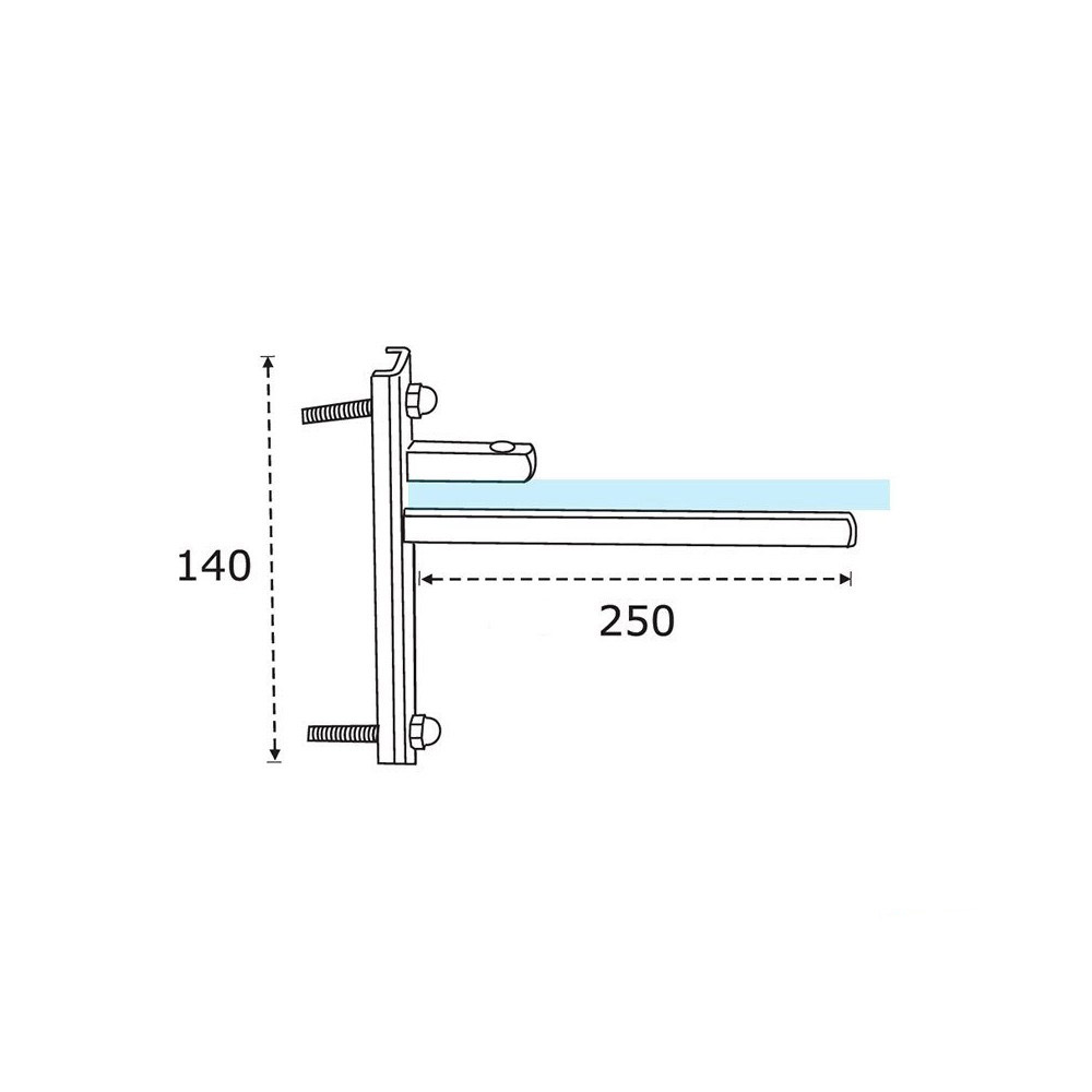 Heavy duty brass blade holder