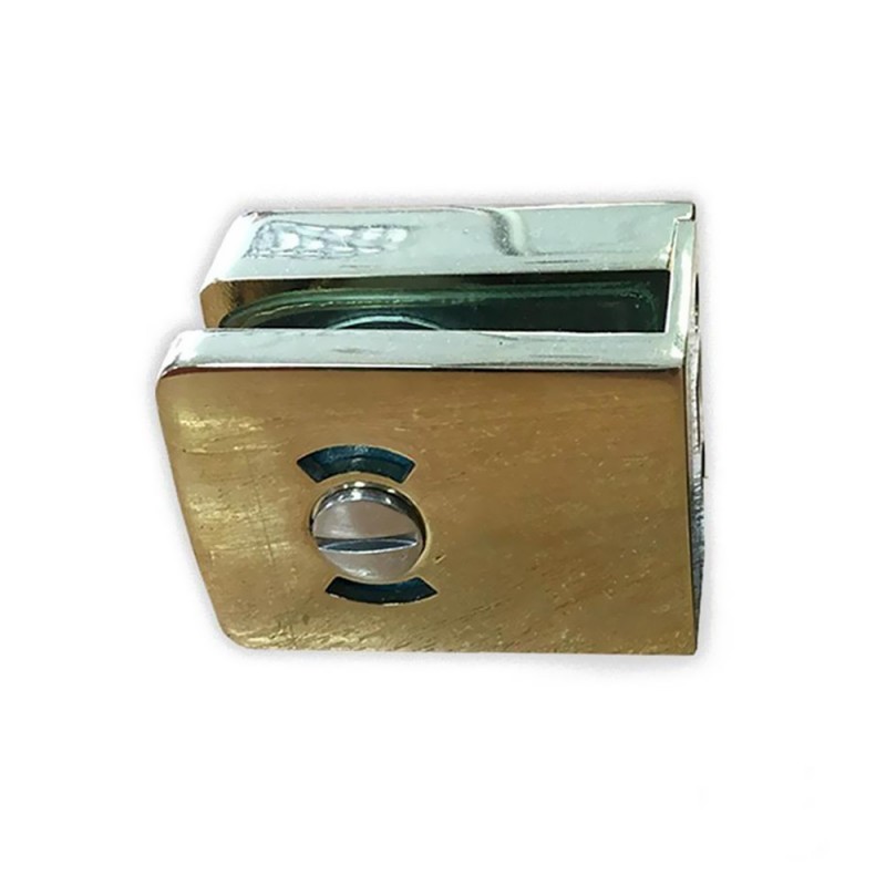 Wearable drawer with indicator, gold-plated brass, for glass door