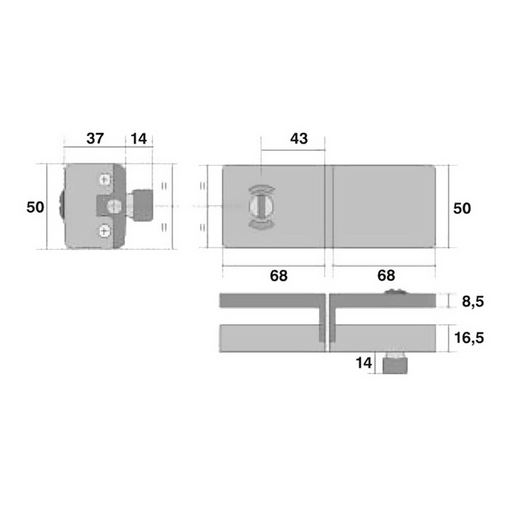 Portable drawer with indicator for glass door