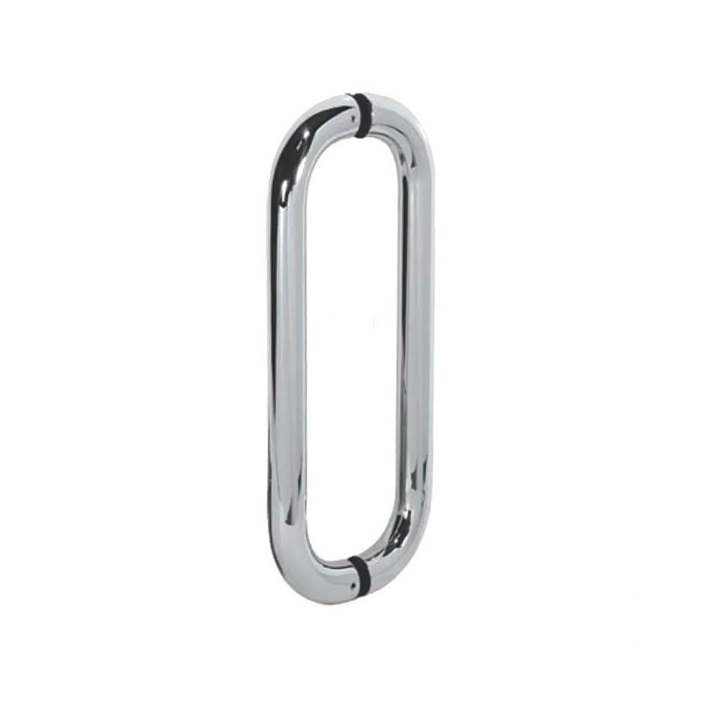 Stainless steel handle for glass door