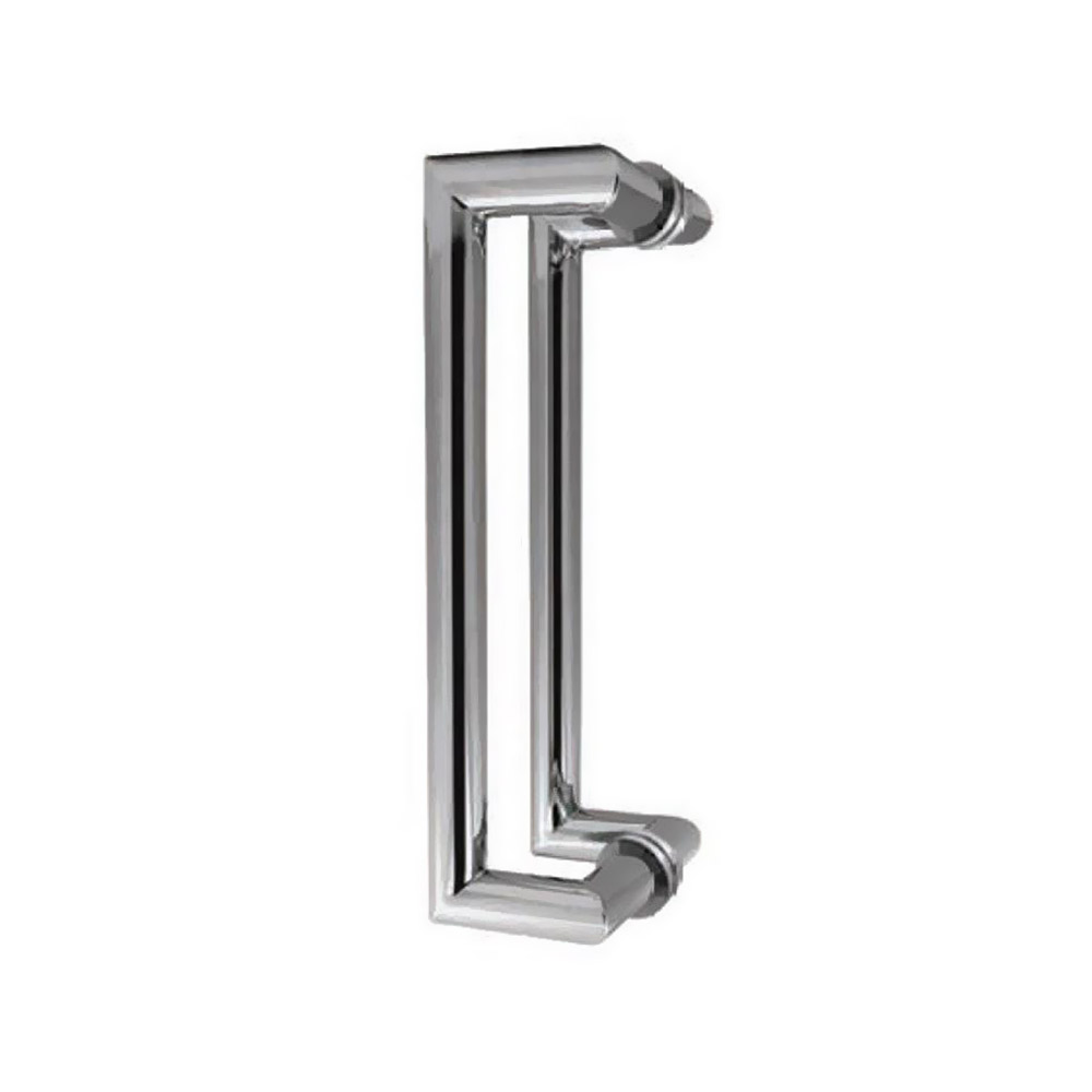 Stainless steel handle for glass door