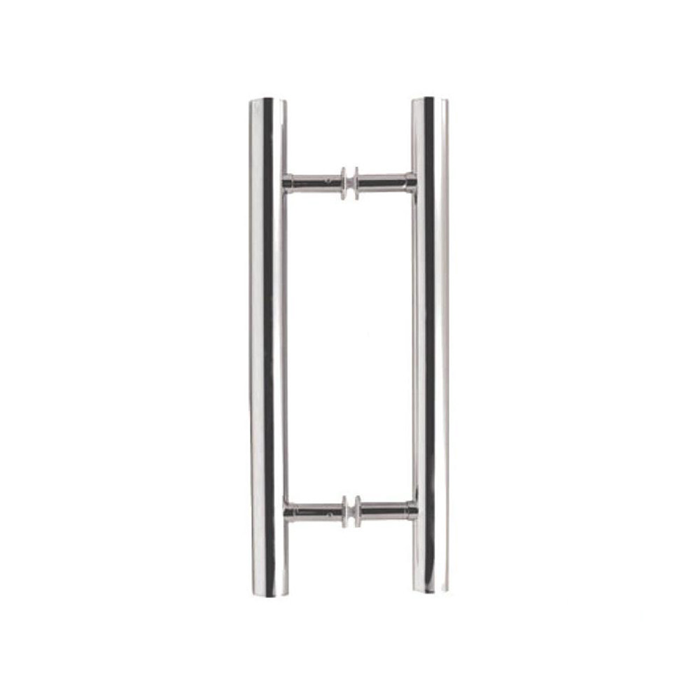 Stainless steel handle for glass door