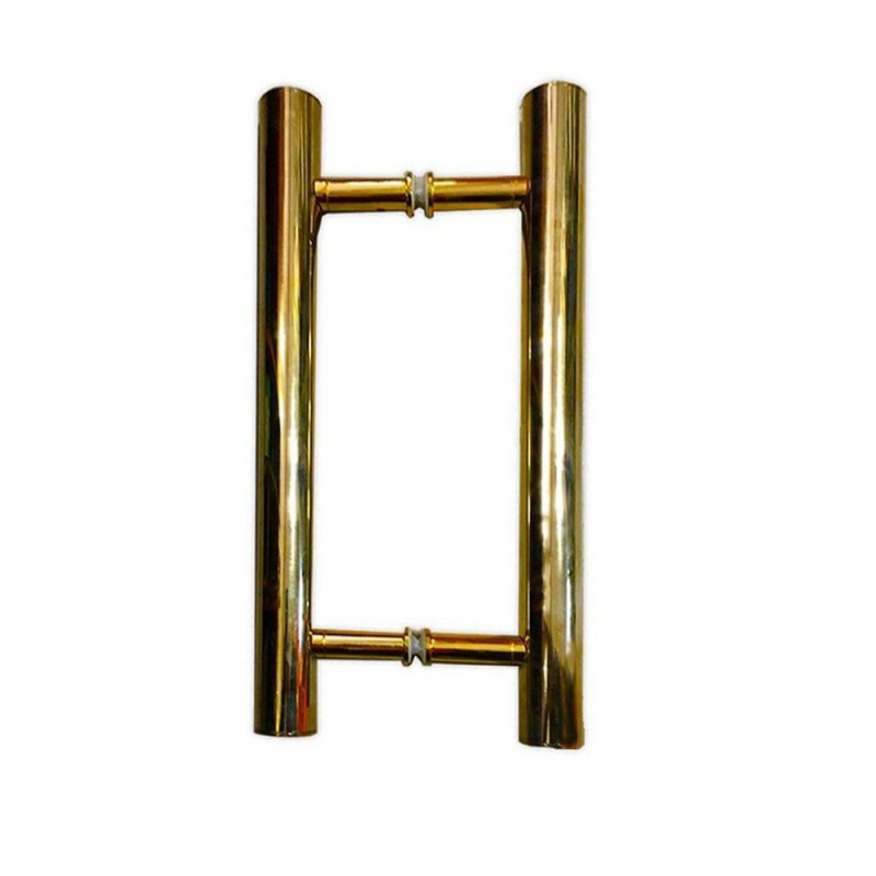 Brass handle for glass door