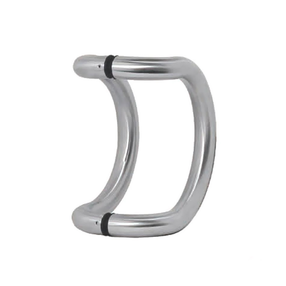 Stainless steel handle for glass door