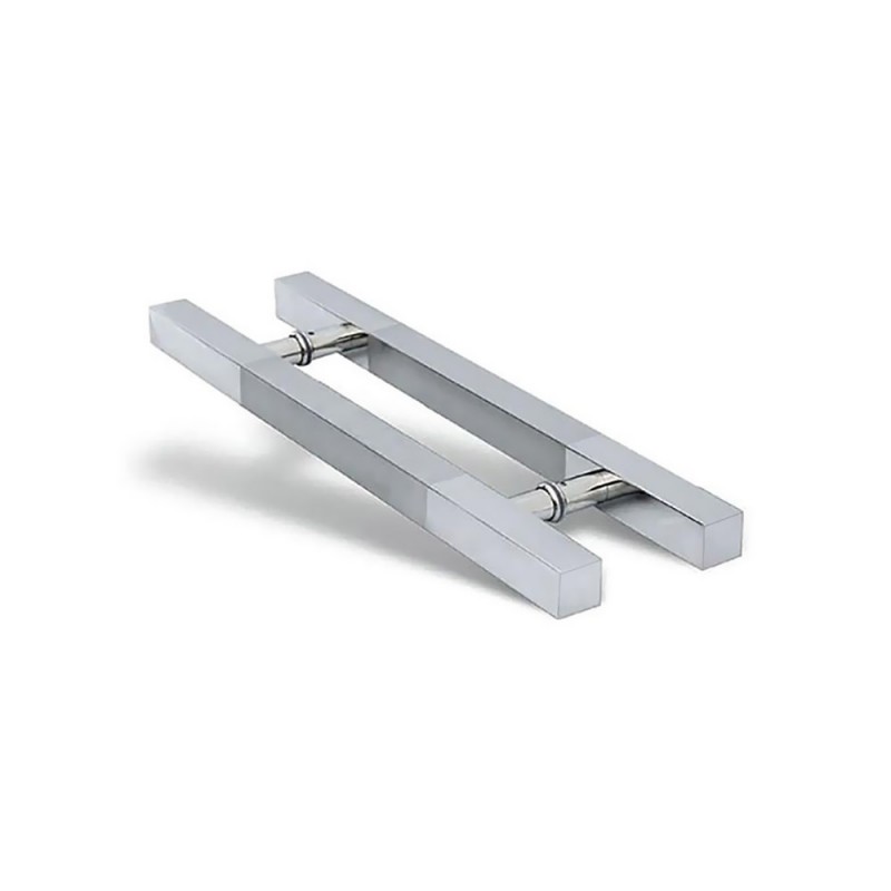 Square stainless steel handle for glass door