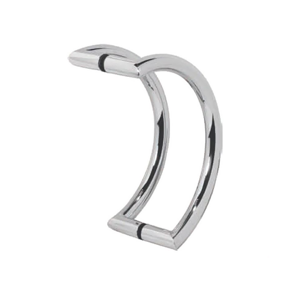 Stainless steel handle for glass door