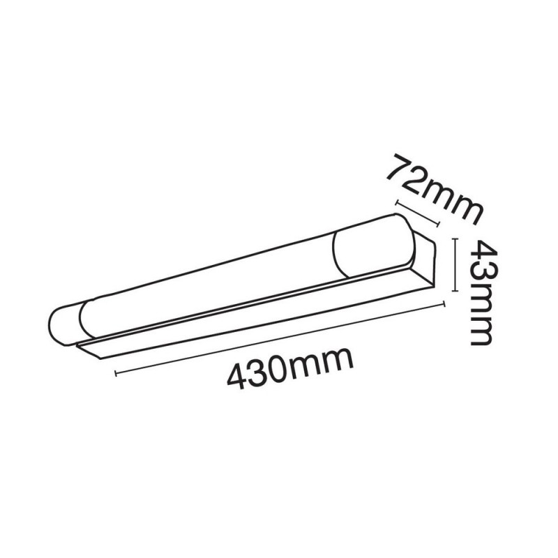 Bathroom light for wall 43cm (warm lighting)