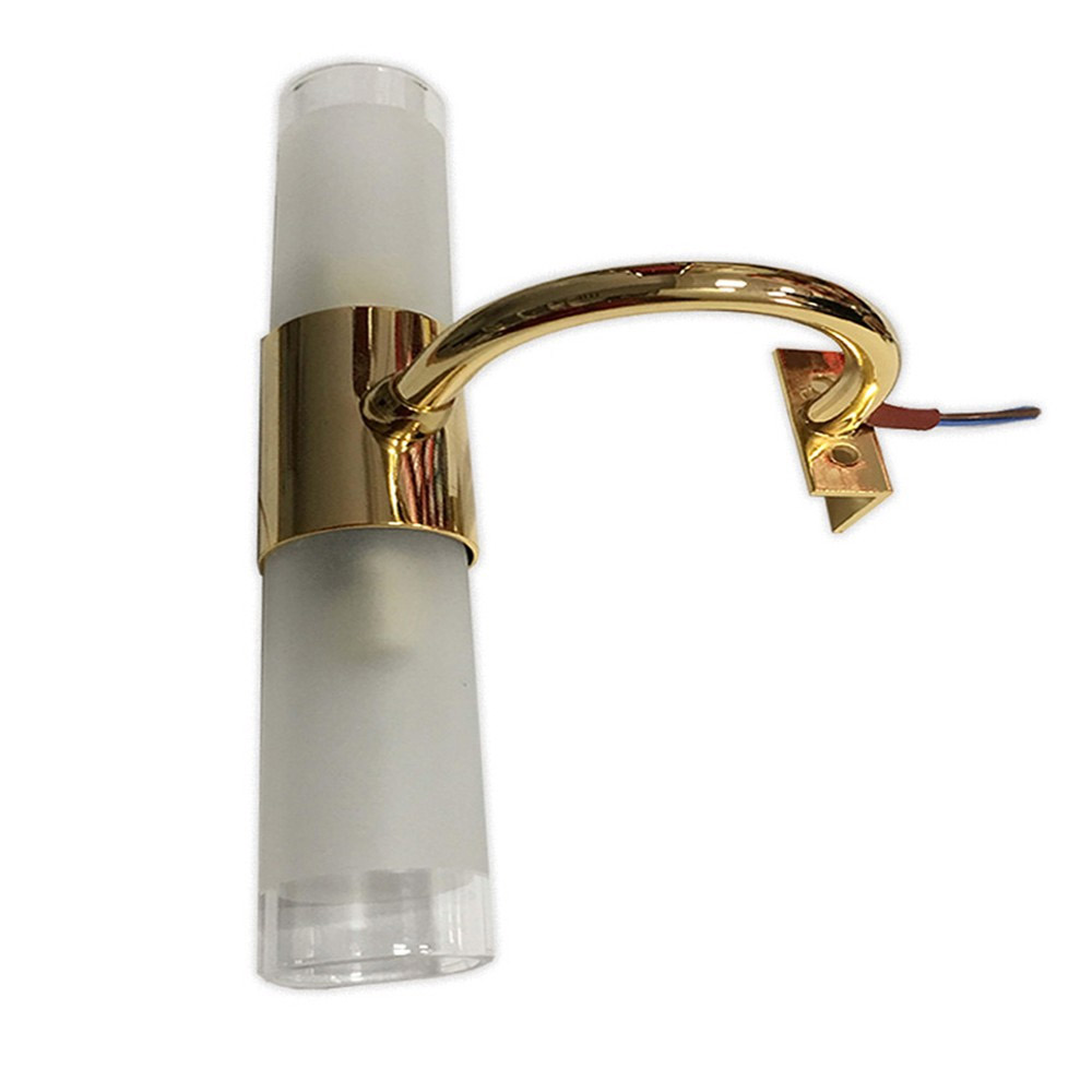 Bathroom light for mirror brass two-light G9 gold-plated