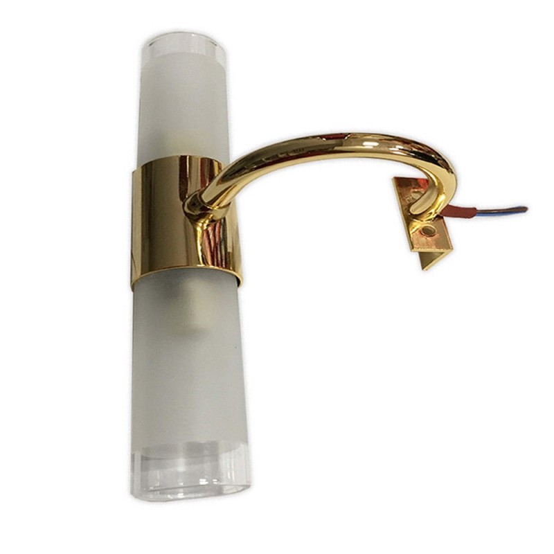  Bathroom light for mirror brass two-light G9 gold-plated