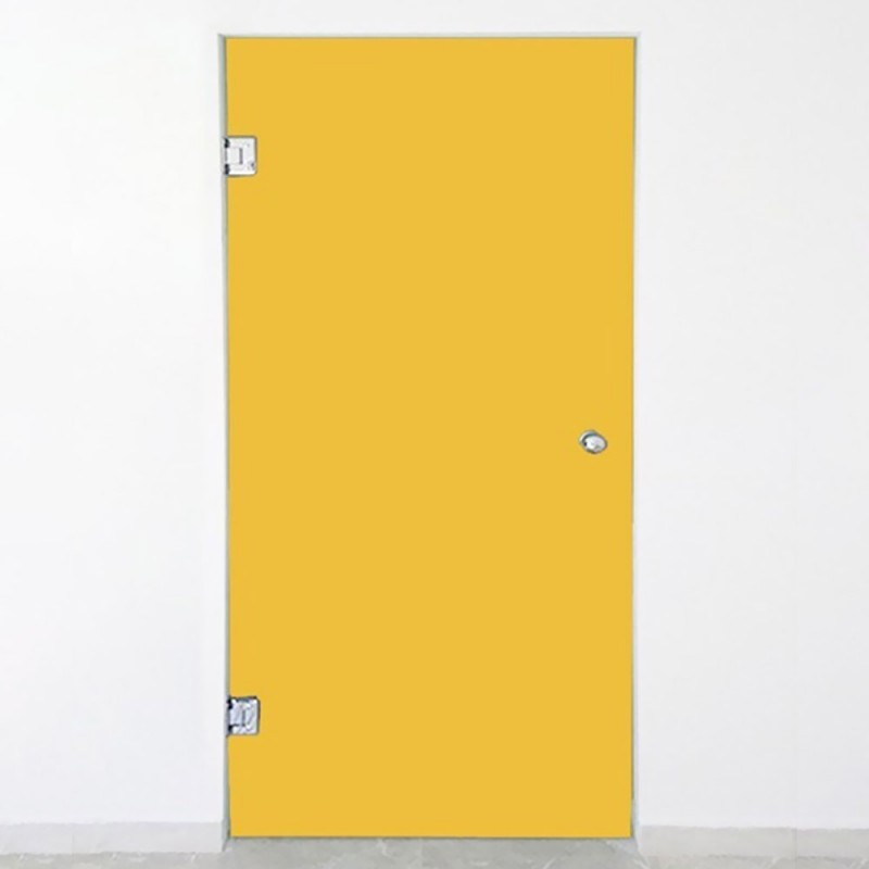Glass door opening 10mm securit 80x210cm yellow