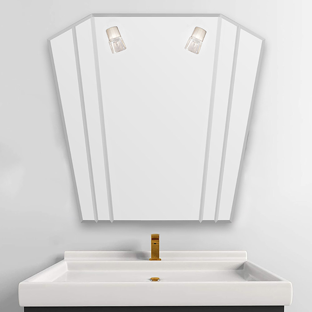 Mirror 90x80cm with bevel edges