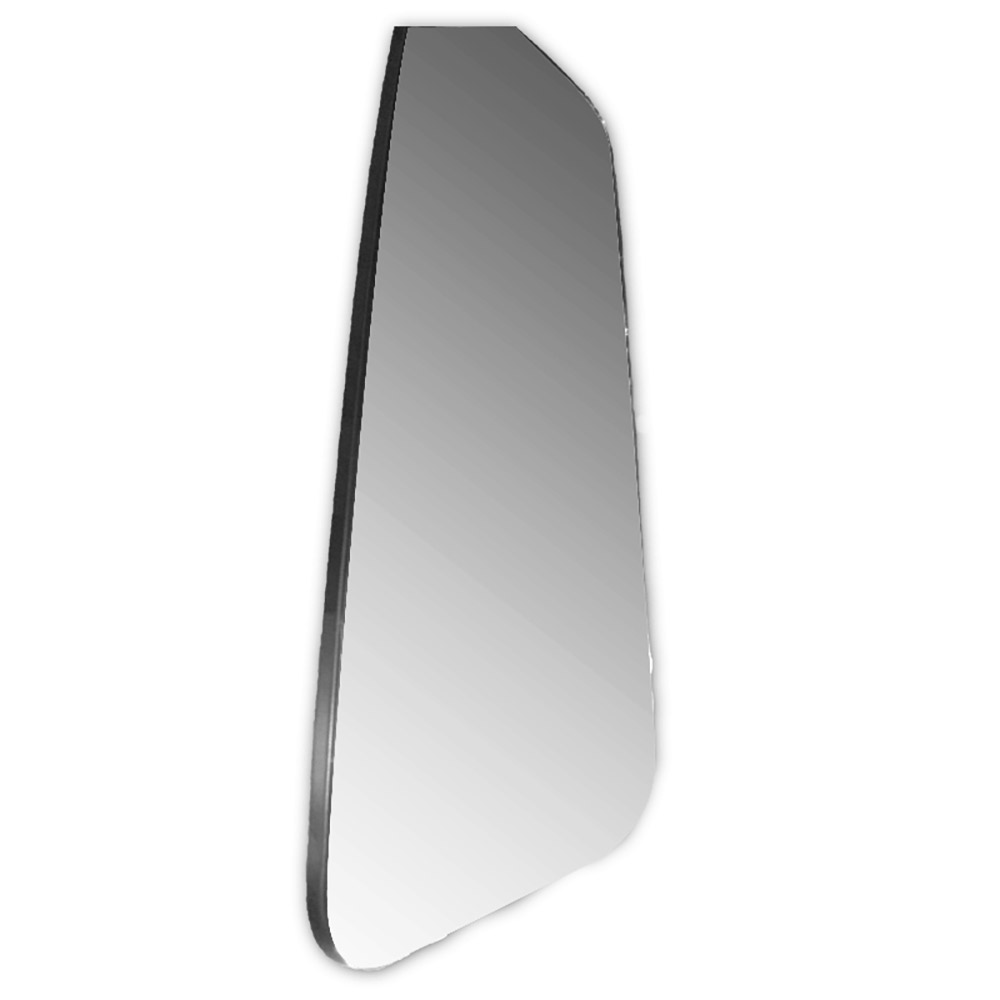 Mirror with black wood profile frame 30x70cm