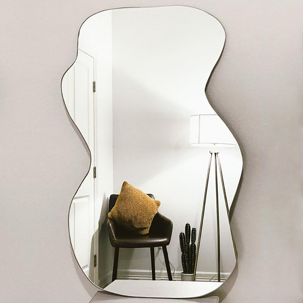 Mirror 70x120cm in free design in the shape of a lake