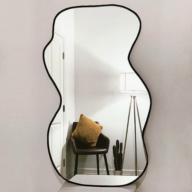 Mirror 70x120cm in free design in the shape of a lake