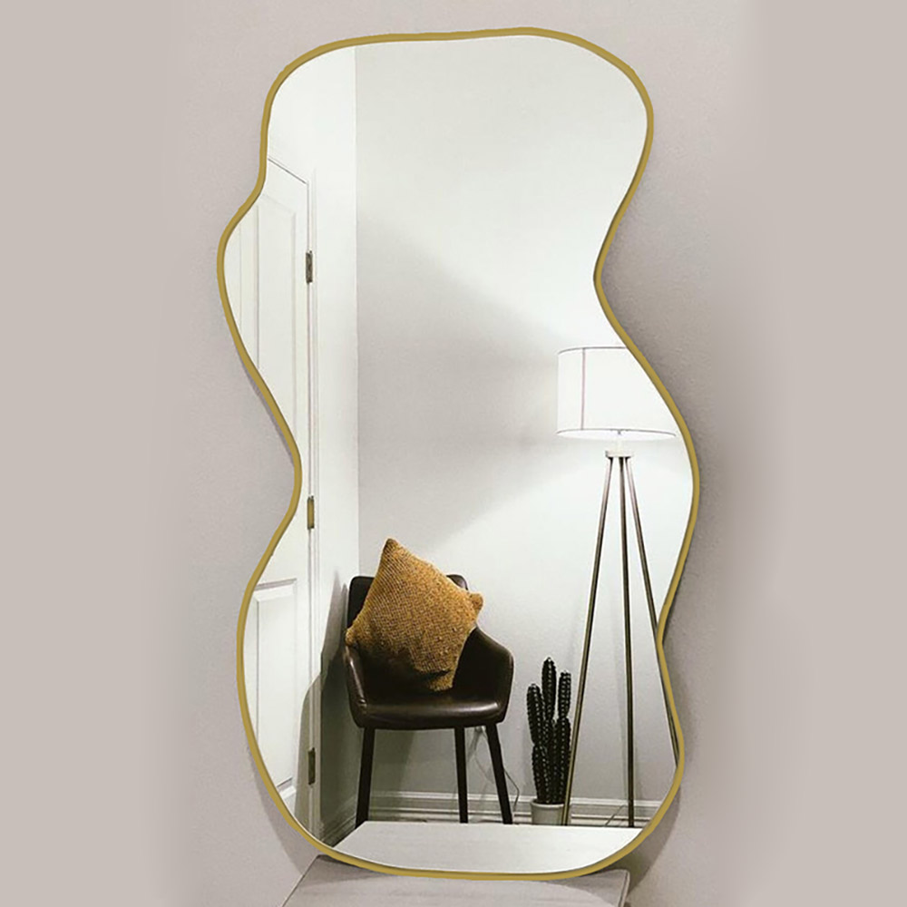 Mirror 70x120cm in free design in the shape of a lake