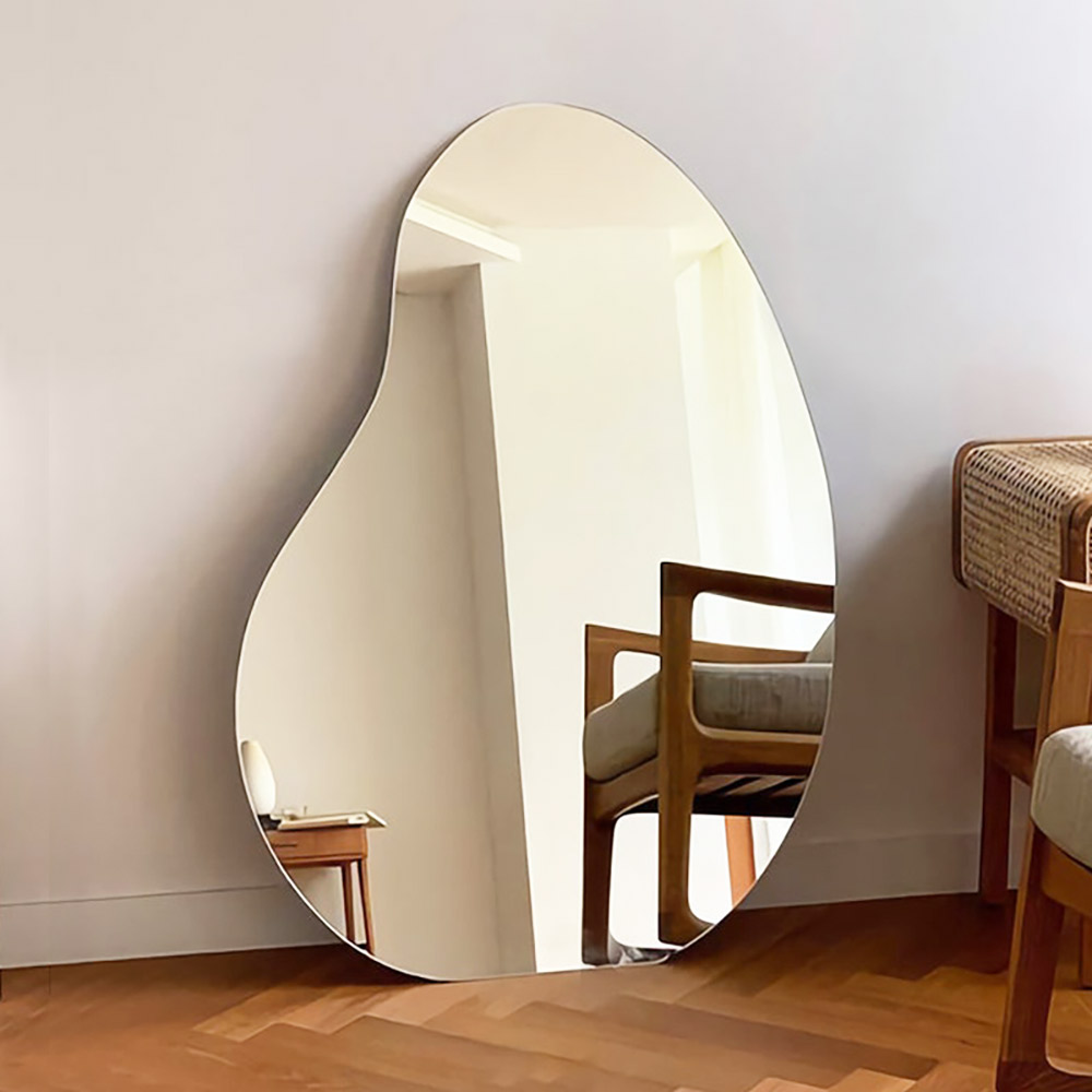 Pebble-shaped mirror 80x110cm No5