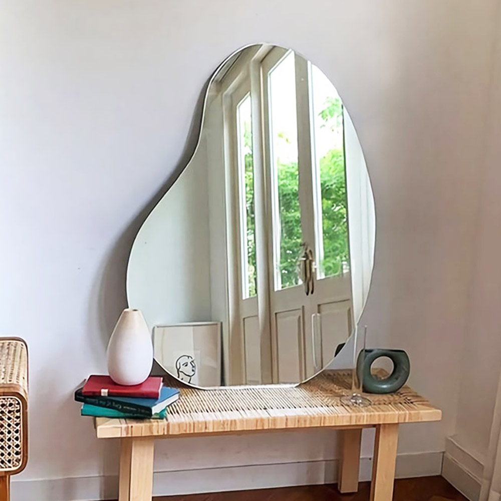 Pebble-shaped mirror 80x110cm No5