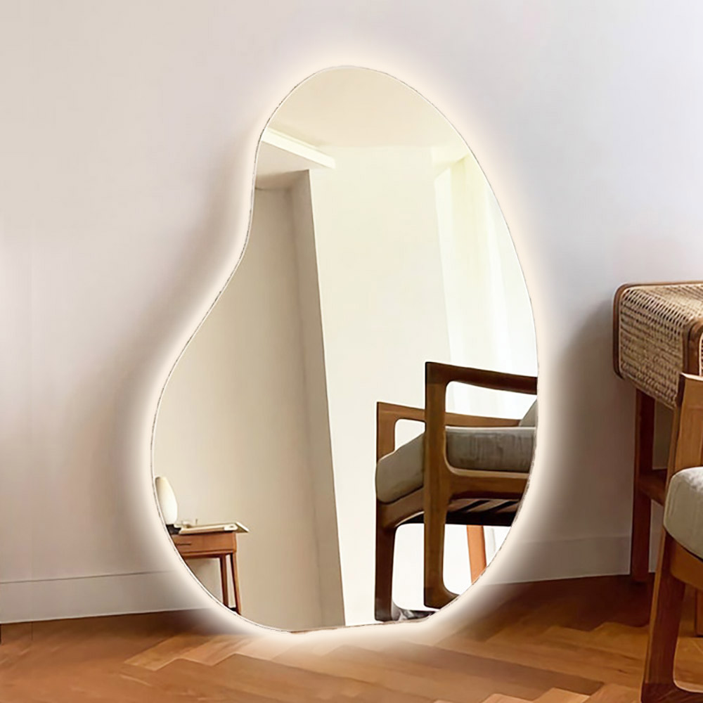 Pebble-shaped mirror 80x110cm No5