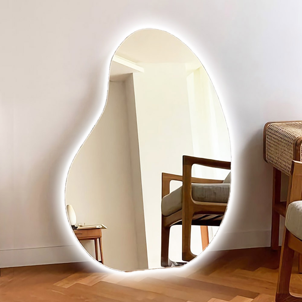 Pebble-shaped mirror 80x110cm No5