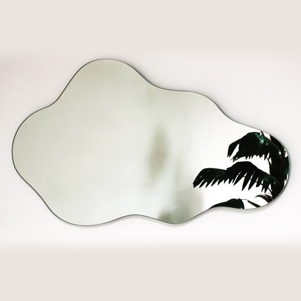 Cloud-shaped wall mirror 100x60cm - 120x80cm