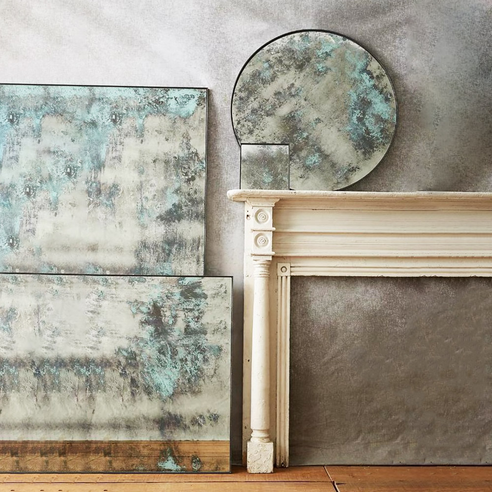 Antique full-length mint wall mirror 90x200cm