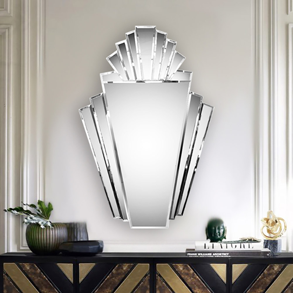 Art-Deco wall mirror 80x110cm