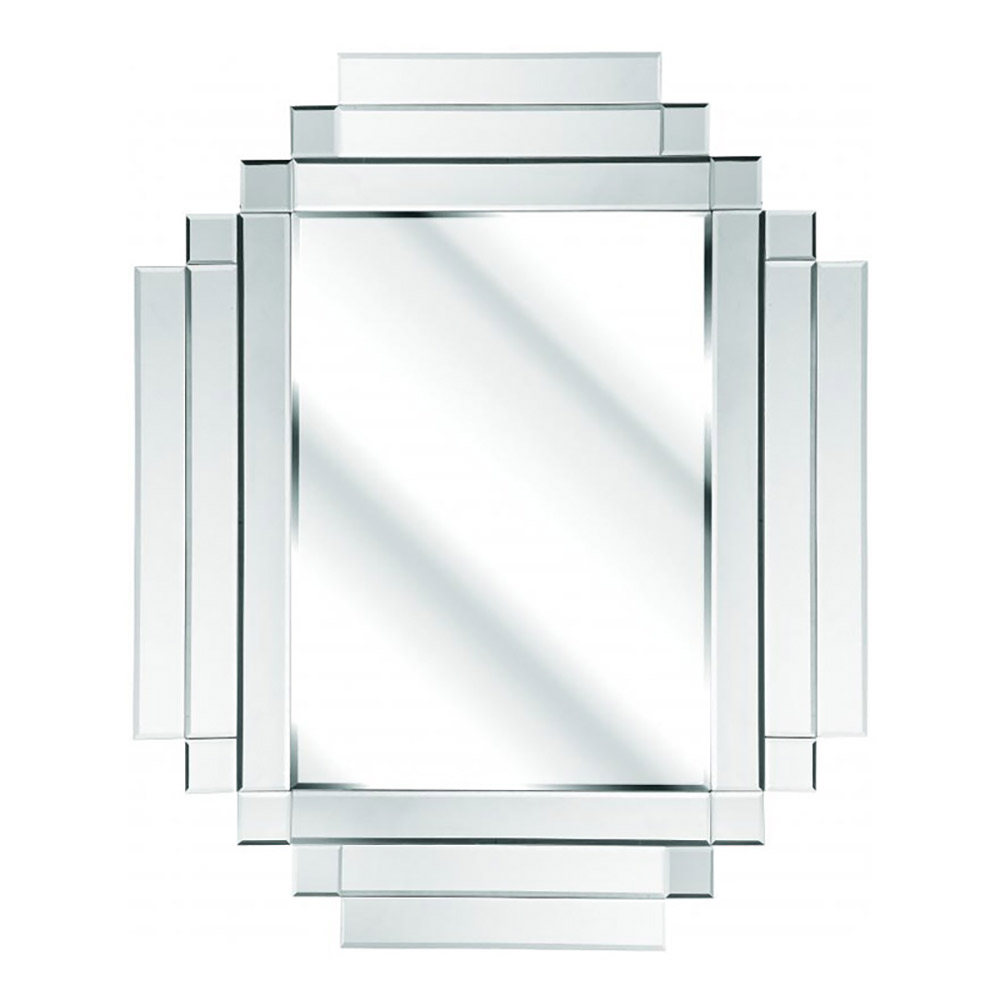 Art-Deco wall mirror 80x90cm