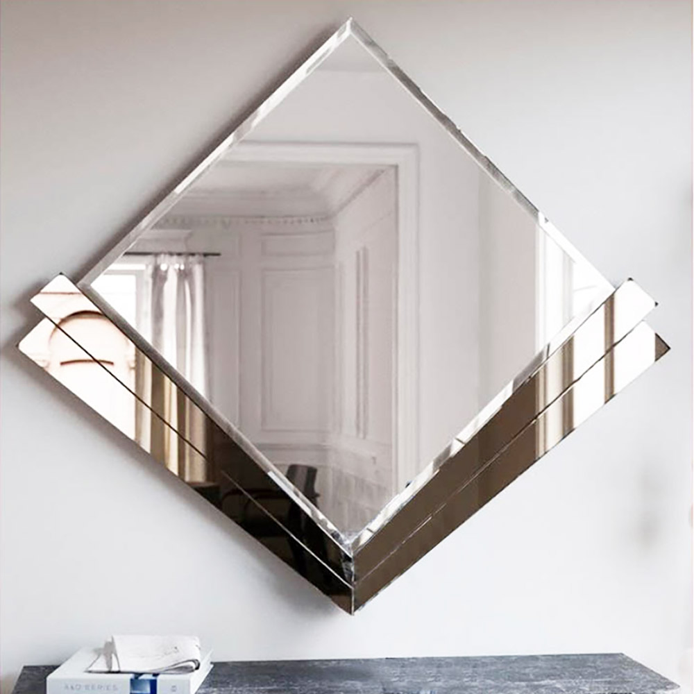 Art-Deco wall mirror 90x90cm