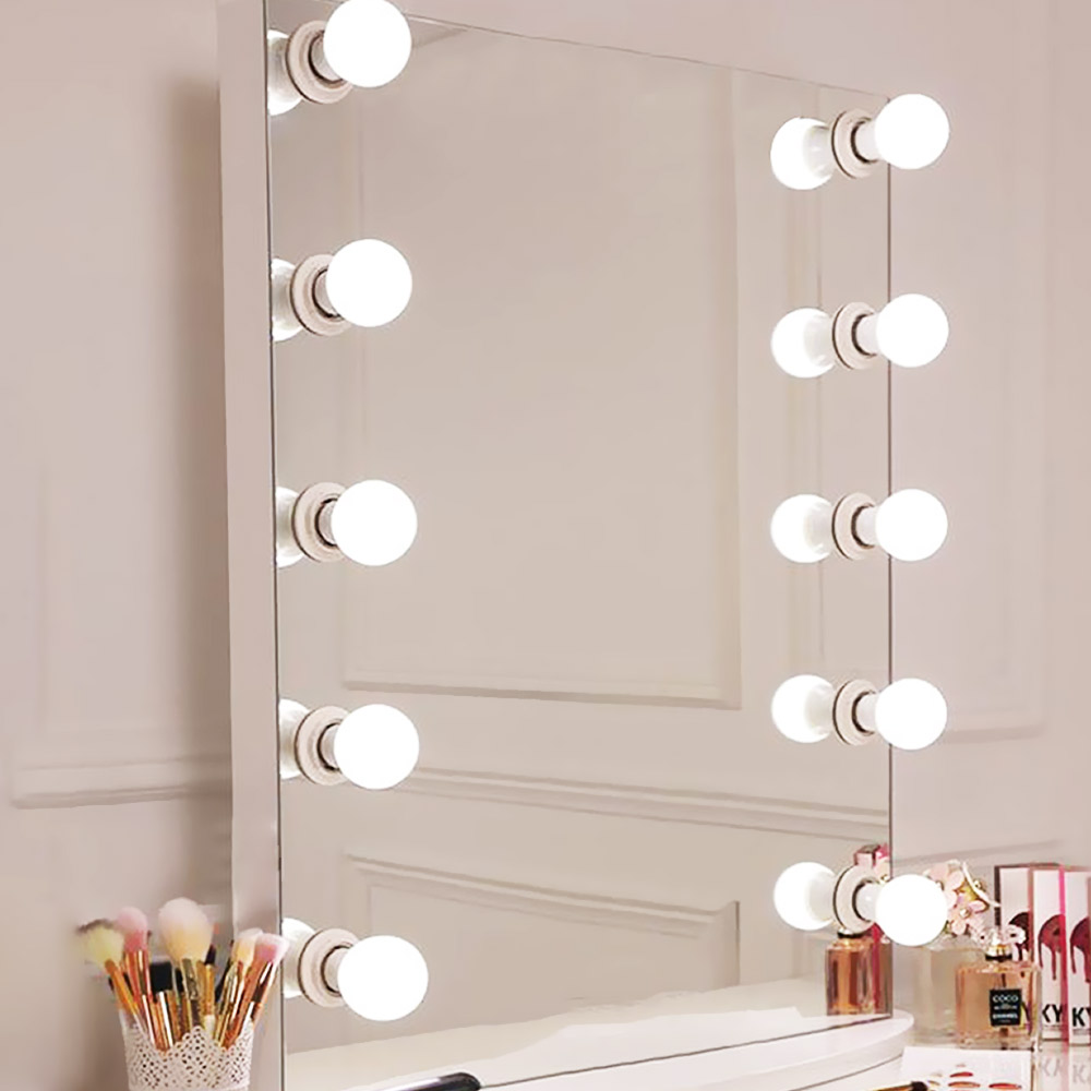 Καθρέπτης 70x90cm με φωτισμό για μακιγιάζ Hollywood make up