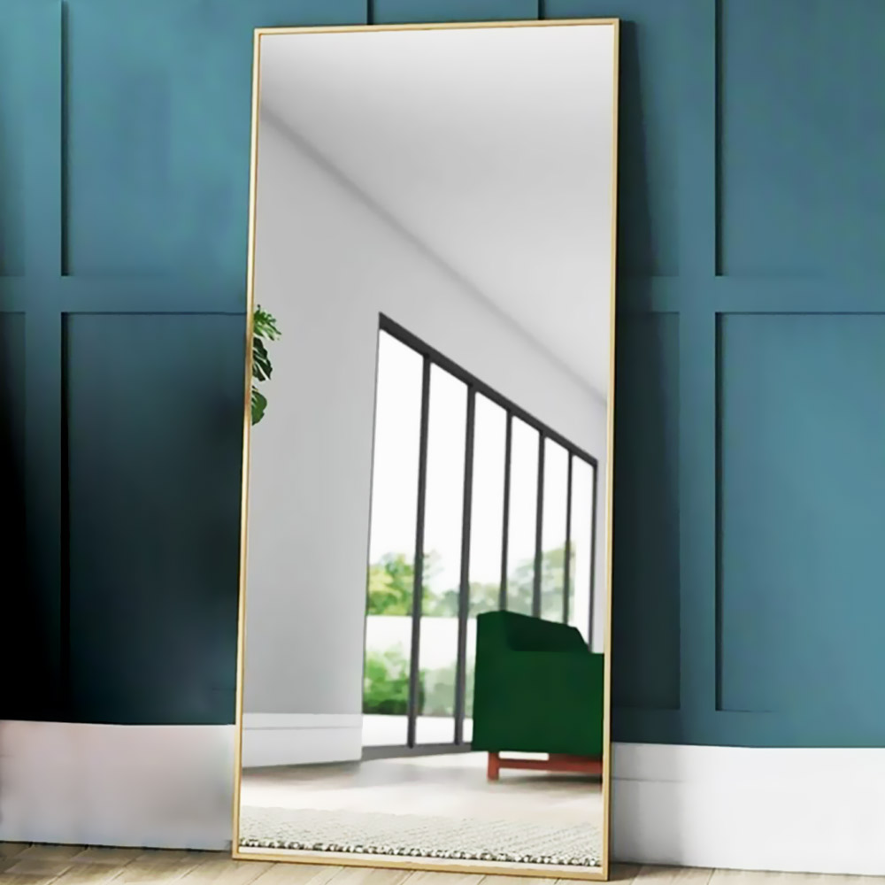 Full length Mirror  80x180cm with gold aluminum frame