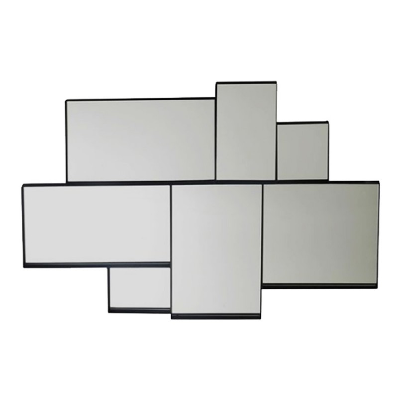 Mirror with metal frame made of steel blade 130x90cm